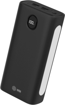 Мобильный аккумулятор Cactus CS-PBFSJA-30000 30000mAh 4.5A 2xUSB-A/USB-C черный от магазина РЭССИ