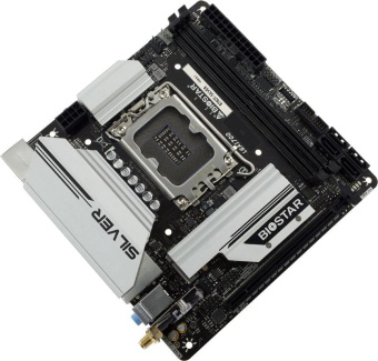 Материнская плата Biostar B760T-Silver Soc-1700 Intel B760 2xDDR5 mini-ITX AC`97 8ch(7.1) 2.5Gg RAID+HDMI+DP от магазина РЭССИ