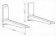 Кронштейн для СВЧ Holder MWS-2005 серебристый макс.40кг настенный фиксированный от магазина РЭССИ