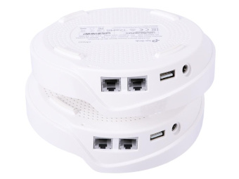 Бесшовный Mesh роутер TP-Link Deco M9 Plus (DECO M9 PLUS(2-PACK)) AC2200 10/100/1000BASE-TX (упак.:2шт) от магазина РЭССИ
