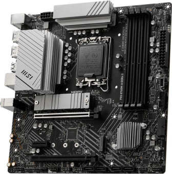 Материнская плата MSI PRO B760M-A DDR4 II Soc-1700 Intel B760 4xDDR4 mATX AC`97 8ch(7.1) 2.5Gg+HDMI+DP от магазина РЭССИ