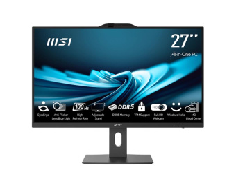Моноблок MSI Pro AP272P 14M-613RU 27" Full HD i7 14700 (2.1) 16Gb SSD1Tb UHDG 770 Windows 11 Professional GbitEth WiFi BT 120W клавиатура мышь Cam черный 1920x1080 от магазина РЭССИ