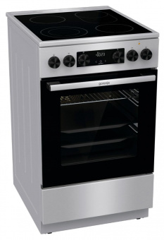 Плита Электрическая Gorenje GECS5C70XA нержавеющая сталь/черный стеклокерамика (без крышки) от магазина РЭССИ