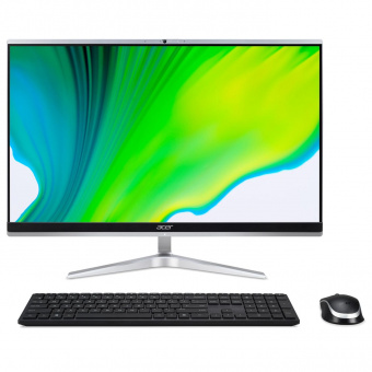 Моноблок Acer Aspire C24-1610 23.8" Full HD N100 (0.8) 8Gb SSD256Gb UHDG CR noOS WiFi BT 65W клавиатура мышь Cam черный 1920x1080 от магазина РЭССИ