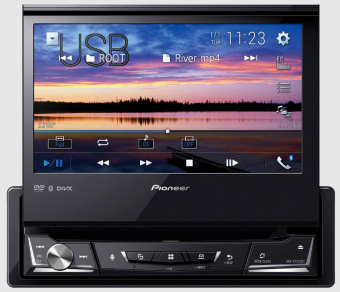 Автомагнитола CD DVD Pioneer AVH-A7250BT 1DIN 4x50Вт от магазина РЭССИ