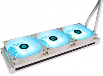 Система водяного охлаждения ID-Cooling AURAFLOW X 360 SNOW Soc-AM5/AM4/1151/1200/2066/1700 4-pin 18-35dB Al+Cu 350W LED Ret от магазина РЭССИ