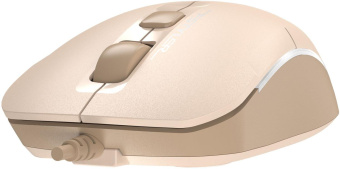 Мышь A4Tech Fstyler FM26 бежевый/коричневый оптическая (1600dpi) USB для ноутбука (4but) от магазина РЭССИ