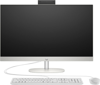 Моноблок HP 24-cr0009l 23.8" Full HD i7 1355U (1.7) 16Gb SSD512Gb Iris Xe Free DOS GbitEth WiFi BT 90W клавиатура мышь Cam белый 1920x1080 от магазина РЭССИ