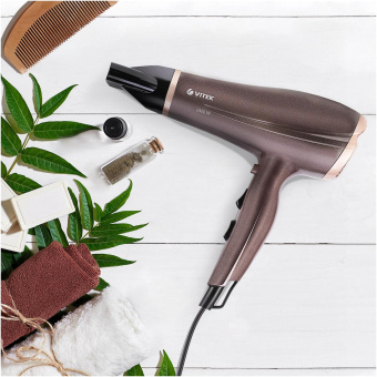 Фен Vitek VT-8211 2400Вт коричневый от магазина РЭССИ