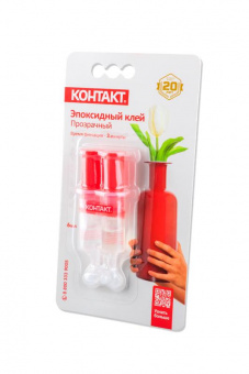 Клей КОНТАКТ Эпоксидный клей прозрачный (6мл), в шприце BL1 от магазина РЭССИ