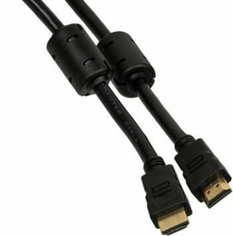 Кабель аудио-видео Ningbo HDMI-5M-MG HDMI (m)/HDMI (m) 5м. феррит.кольца Позолоченные контакты черный от магазина РЭССИ