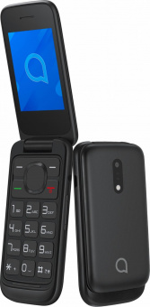 Мобильный телефон Alcatel 2057D OneTouch черный раскладной 2Sim 2.4" 240x320 Nucleus 0.3Mpix GSM900/1800 GSM1900 MP3 FM microSD max32Gb от магазина РЭССИ