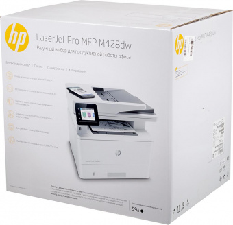 МФУ лазерный HP LaserJet Pro RU M428dw (W1A28A#B19) A4 Duplex Net WiFi белый/черный от магазина РЭССИ