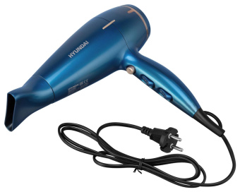 Фен Hyundai H-HDI0757 2200Вт синий от магазина РЭССИ