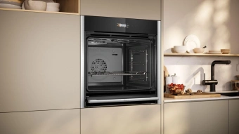 Духовой шкаф Электрический Neff B54CR31N0 черный/нержавеющая сталь от магазина РЭССИ