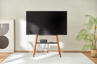 Подставка для телевизора Cactus CS-ST3645BKWN черный/орех 43"-65" макс.40кг напольный от магазина РЭССИ