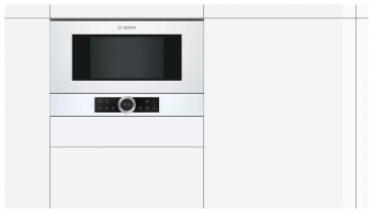 Микроволновая печь Bosch BFL634GW1 21л. 900Вт белый (встраиваемая) от магазина РЭССИ
