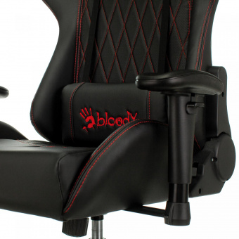 Кресло игровое A4Tech Bloody GC-800 черный ромбик эко.кожа крестов. металл от магазина РЭССИ