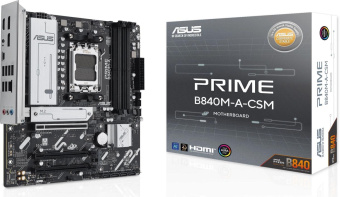 Материнская плата Asus PRIME B840M-A-CSM SocketAM5 AMD B840 4xDDR5 mATX AC`97 8ch(7.1) 2.5Gg RAID+VGA+HDMI+DP от магазина РЭССИ