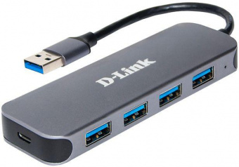 Разветвитель USB 3.0 D-Link DUB-1341 4порт. черный (DUB-1341/C2A) от магазина РЭССИ