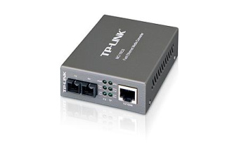 TP-Link MC110CS 10/100Mbps RJ45 to 100Mbps single-mode SC fiber Converter, Full-duplex,up to 20Km, switching power adapter, chassis mountable от магазина РЭССИ