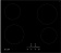 Картинка Варочная поверхность Lex EVH 640-1 BL черный от магазина РЭССИ Варочная поверхность Lex EVH 640-1 BL черный от магазина РЭССИ