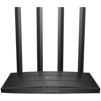 Роутер беспроводной TP-Link Archer C6U AC1200 10/100/1000BASE-TX/4G ready черный от магазина РЭССИ