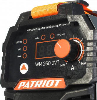 Сварочный аппарат Patriot WM260DVT инвертор MMA/TL/vrd 12.5кВт от магазина РЭССИ
