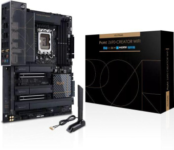 Материнская плата Asus PROART Z690-CREATOR WIFI Soc-1700 Intel Z690 4xDDR5 ATX AC`97 8ch(7.1) 1 x 10Gigabit + 1 x 2.5Gigabit RAID+HDMI+DP от магазина РЭССИ