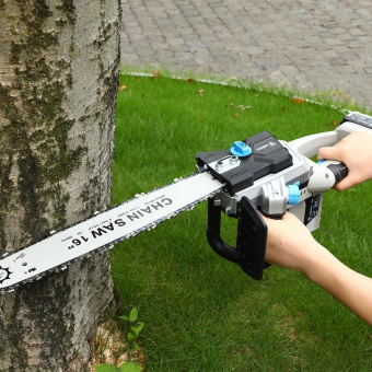 Цепная пила Deko DKCHS 40 PRO аккум. 40Вт дл.шины:16" (40cm) 2аккум. 4Ач ЗУ (083-2002) от магазина РЭССИ