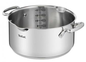 Кастрюля Tefal Duetto+ G7194655 4.7л. d=24см (с крышкой) стальной (2100113152) от магазина РЭССИ