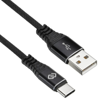 Кабель Digma TYPE-C-3M-BRAIDED-BLK USB (m)-USB Type-C (m) 3м черный от магазина РЭССИ