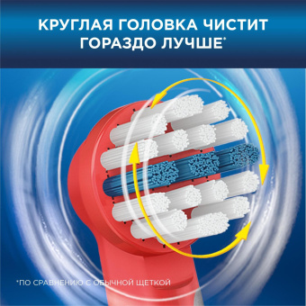 Набор электрических зубных щеток Oral-B Family Edition Pro 1 700+Kids Cars черный/красный от магазина РЭССИ