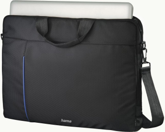 Сумка для ноутбука 15.6" Hama Cape Town черный/синий полиэстер (00216518) от магазина РЭССИ