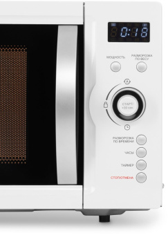 Микроволновая Печь Hyundai HYM-D3007 23л. 800Вт белый от магазина РЭССИ