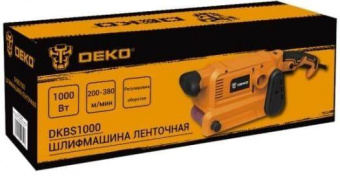Ленточная шлифовальная машина Deko DKBS1000 1000Вт шир.ленты 76мм (063-4353) от магазина РЭССИ