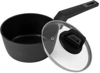 Ковш Polaris Graphit-16SP 1.6л. d=16.5см (с крышкой) темно-серый от магазина РЭССИ