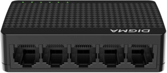 Коммутатор Digma DSW-105GE DSW-105GEV2 (L2) 5x1Гбит/с неуправляемый от магазина РЭССИ