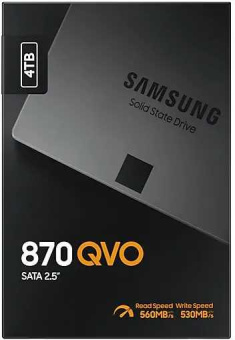 Накопитель SSD Samsung SATA III 4Tb MZ-77Q4T0BW 870 QVO 2.5" от магазина РЭССИ