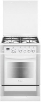 Плита Газовая Gefest ПГ 6300-03 0040 белый (стеклянная крышка) реш.чугун от магазина РЭССИ