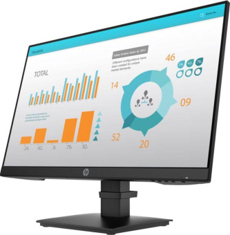 Монитор HP 23.8" P24 G4 черный IPS LED 16:9 HDMI 250cd 178гр/178гр 1920x1080 VGA DP FHD 4.51кг от магазина РЭССИ