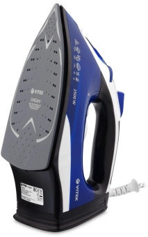 Утюг Vitek VT-8337 2500Вт синий/белый/серый от магазина РЭССИ