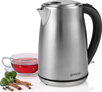 Чайник электрический Gorenje K17S 1.7л. 2000Вт нержавеющая сталь (корпус: металл) от магазина РЭССИ