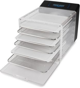 Сушка для фруктов и овощей Hyundai HYFD-8800 12под. 600Вт черный от магазина РЭССИ