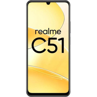 Смартфон Realme RMX3830 C51 128Gb 4Gb черный моноблок 3G 4G 2Sim 6.74" 720x1600 Android 13 50Mpix 802.11 a/b/g/n/ac NFC GPS GSM900/1800 GSM1900 TouchSc VidConf A-GPS microSD max2048Gb от магазина РЭССИ