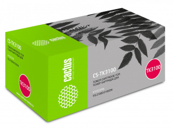Картридж лазерный Cactus CS-TK3100 TK-3100 черный (12500стр.) для Kyocera Ecosys FS-2100D/2100DN от магазина РЭССИ