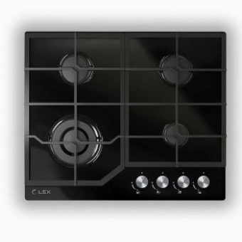 Газовая варочная поверхность Lex GVG 640-1 BL черный от магазина РЭССИ