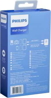 Сетевое зар./устр. Philips DLP4317 20W 0.8A (PD) USB/USB Type-C универсальное белый (DLP4317CW/70) от магазина РЭССИ