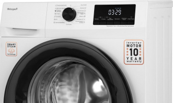 Стиральная машина Weissgauff WM 4657 Inverter Steam класс: A+++ загр.фронтальная макс.:7кг белый от магазина РЭССИ