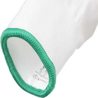 Перчатки нейлоновые Gward Touch белого цвета без покрытия р. М 12 пар NP1001 NP1001white/M12 от магазина РЭССИ